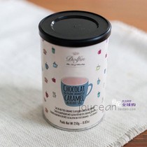 French Dolfin Salted Butter Caramel Milk Chocolate Powder Instant Cocoa Powder Drink 250g Can