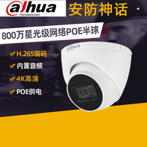 Dahua 8 million POE Audio Network Hemisphere Infrared Sea-screw Network Camera DH-IPC-HDW4843T-A