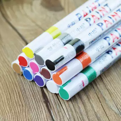 Chinese Cypress paint pen SP-110 Chinese character oil paint pen DIY photo album graffiti pen white marker pen