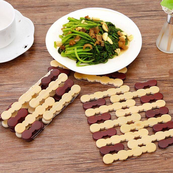 Bowl Cushion Heat Insulation Cushion Table Cushion Cups Cushion Bowl Anti-Burn Basin Pan Mat Dish Bamboo Cushion Home Dining Mat Anti-Heat And Heat Resistant Vegetable Mat