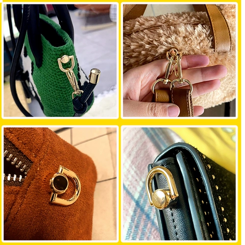 Ремешок для сумки, золотые аксессуары, повязка на голову, помада, косметичка, сумка через плечо