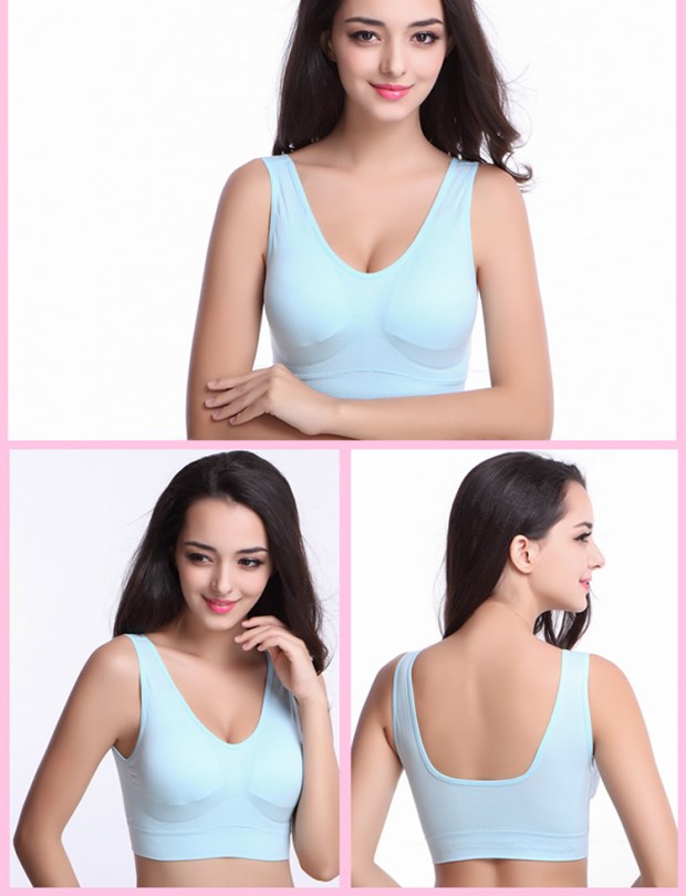 Cộng với phân bón XL thể thao áo lót cúp ngực nữ béo mm chống sốc chạy chống chảy x quần lót nữ