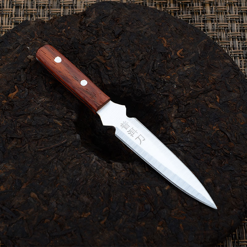 Red Wood Pu-erh Tea Knife Stainless Steel Tea Dao Tea Needle Tea Cone Tea Cake Tool Utilita Tea Accessories