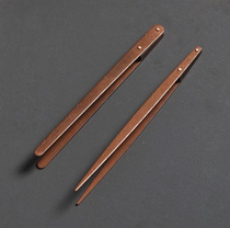 Japanese retro copper tea clip cup washing clip Kung Fu tea tweezers tea cup clip tea leaf clip tea set accessories tea ceremony