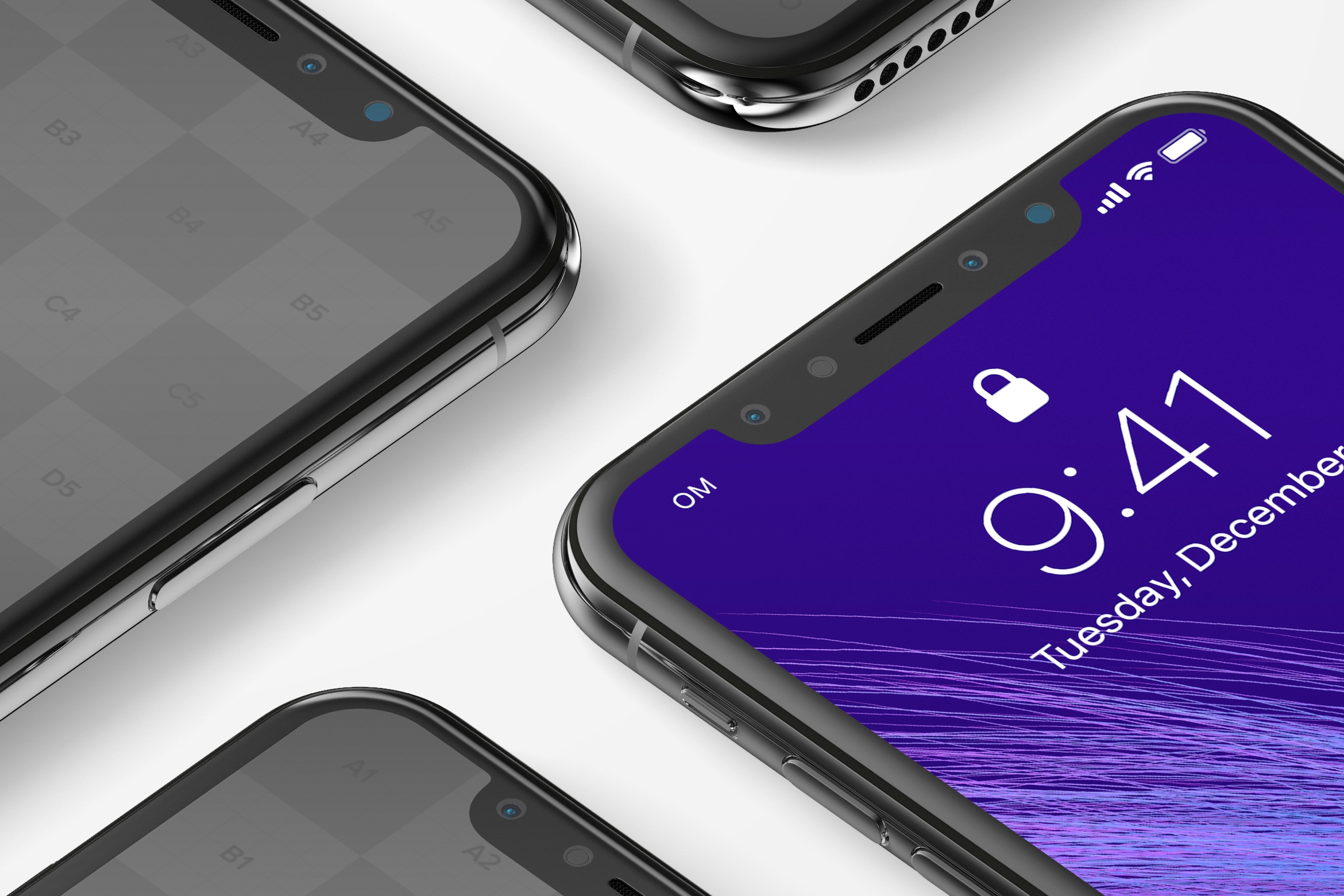 iPhone手机样机 iPhone X Mockup 07设计素材模板