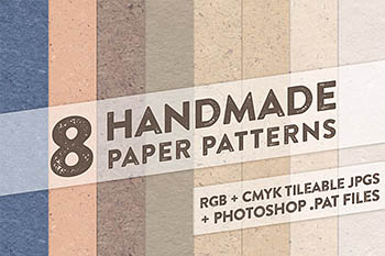 Handmade Paper Patterns 手工背景纹理纸张素材 