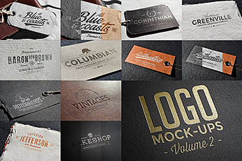 logo设计展示样机 Logo Mock-ups Vol.2