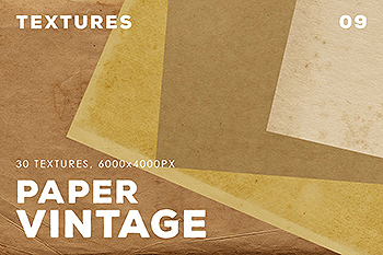 30款复古纸张肌理纹理超高清分辨率背景素材包 30 Vintage Paper Textures