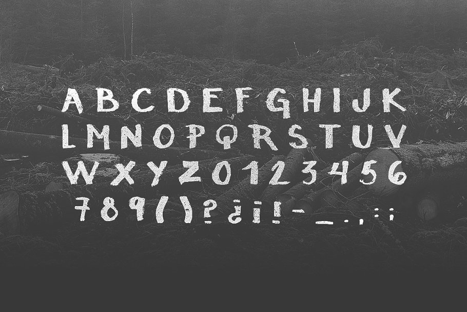 手写书法字体 Raw — Font设计素材模板