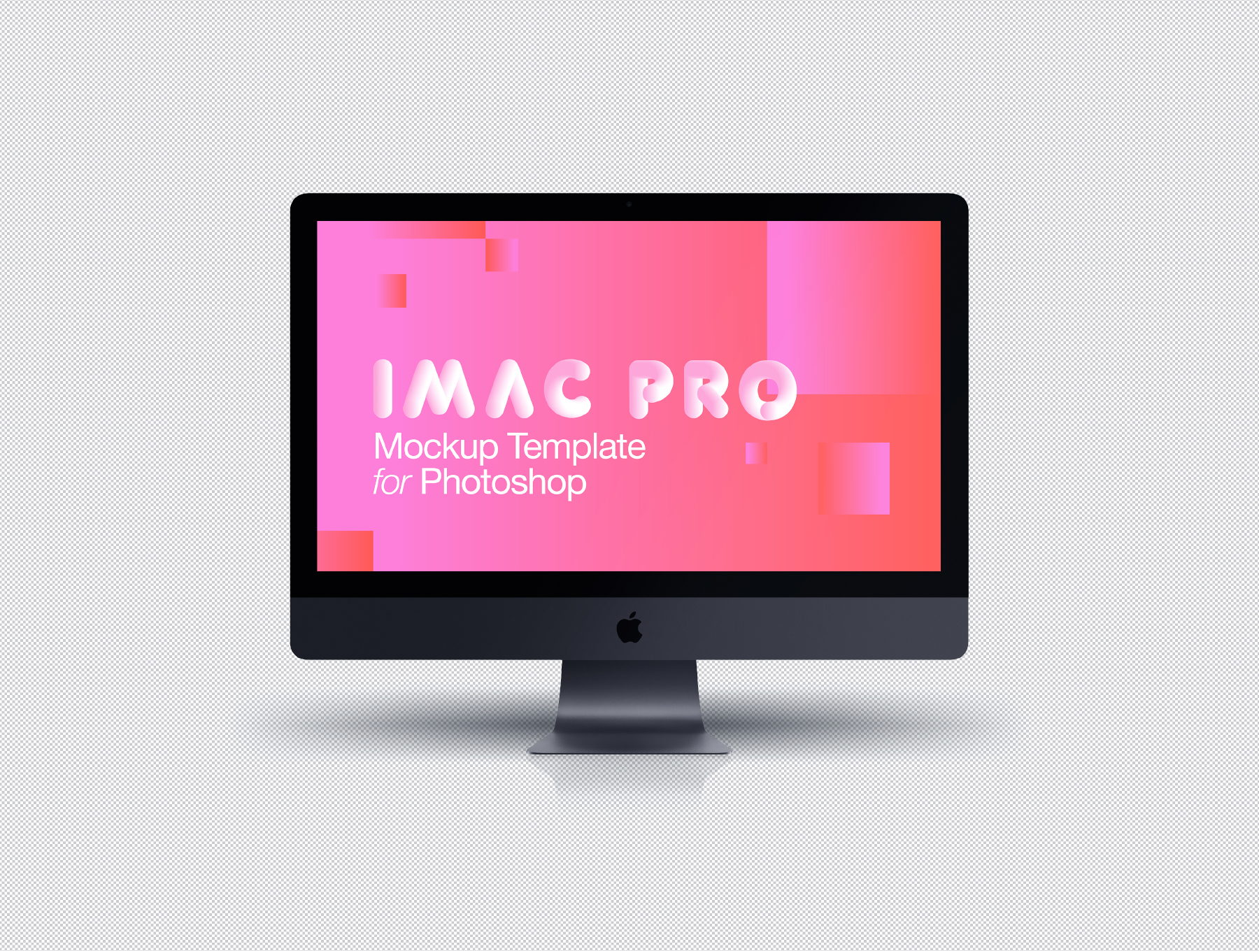 电脑样机iMac Pro 灰色版下载[PSD]设计素材模板