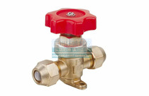 Hongsen diaphragm type screw port hand valve KM type cold storage manual shut-off valve 6-19MM refrigerated frozen hand valve