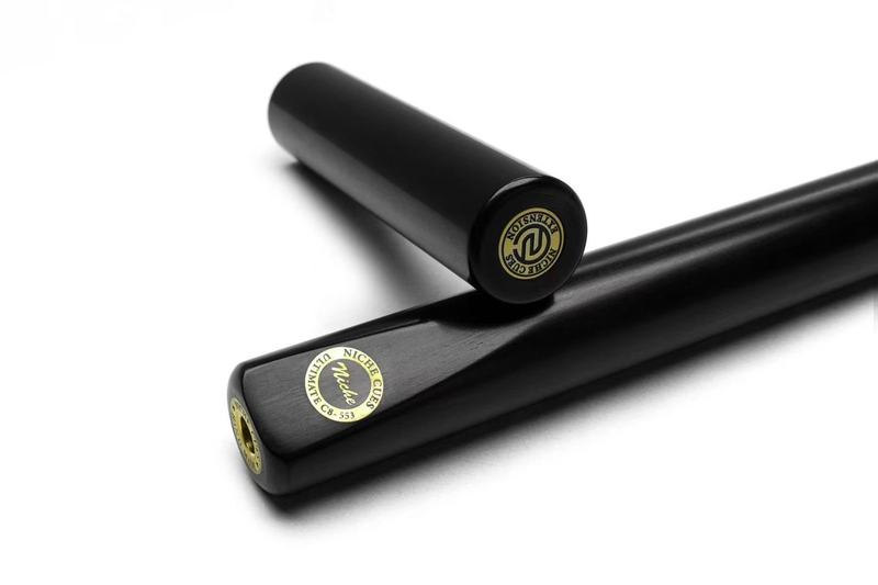 Niche Billiard Cue, Thai Professional Handmade Snooker Cue, Small Tip Cue, Chinese-Style Eight-Ball Cue, Ebony with Extended Shaft