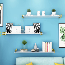 ins wall shelve Nordic bathrooms free of punch white lined separator Kitchen Balcony Equipped plate wall hanging rack