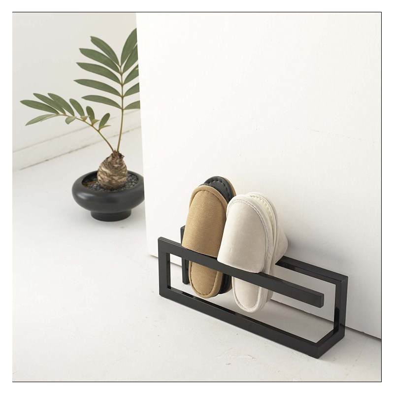 Home Shoe Rack Incoming door slipper containing layer Shelf Nordic Hyun Guan Shoes Display Shelf Iron Art Minima Wall Corner Shelving Shelf