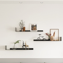 Nordic Flat Wall Storage Divider TV Wall Decorative Wall Panel Living Room Wall Hanging Nailless Rack