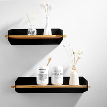 Wall shelf Lined Plates Free of perforated Living room Kitchen Creative Wall-mounted Wall Wall Shelf Shelf shelf