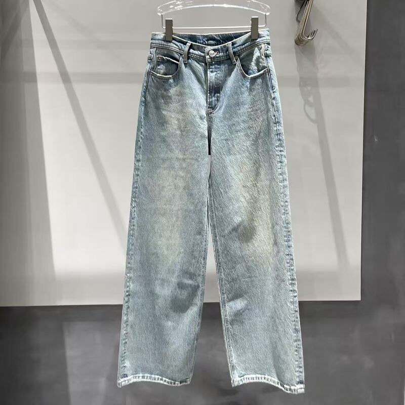 6.11 (No Returns, No Exchanges) 99.1 Cotton Denim Straight-Leg Pants