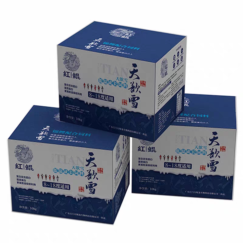 Red Koi Low-Temperature Growth Feed 8-18 Degrees, Specialized Fish Food for Koi, Floating, Non-Clouding Water, Large Granules