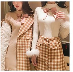 Mùa thu mới Nhật Bản hoang dã nhỏ màu kẹo tươi cổ chữ V bằng gỗ đan áo len nữ áo len dài tay áo khoác mỏng nữ