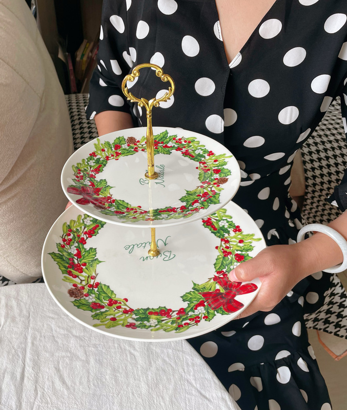 Foreign Trade Merry Christmas Series Dinner Plates, Dessert Plates, Household Cake Snack Plates, Christmas Breakfast Plates, Steak Plates