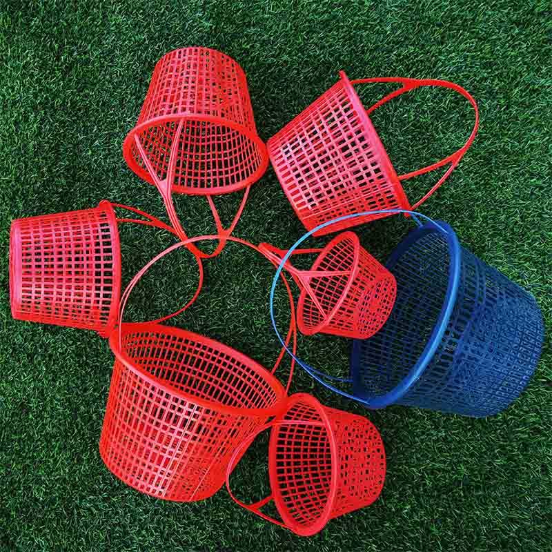 Special price 2-10 catty round basket Yang Mei loquat strawberry basket hand plastic water fruit basket Cherry Picking and Held