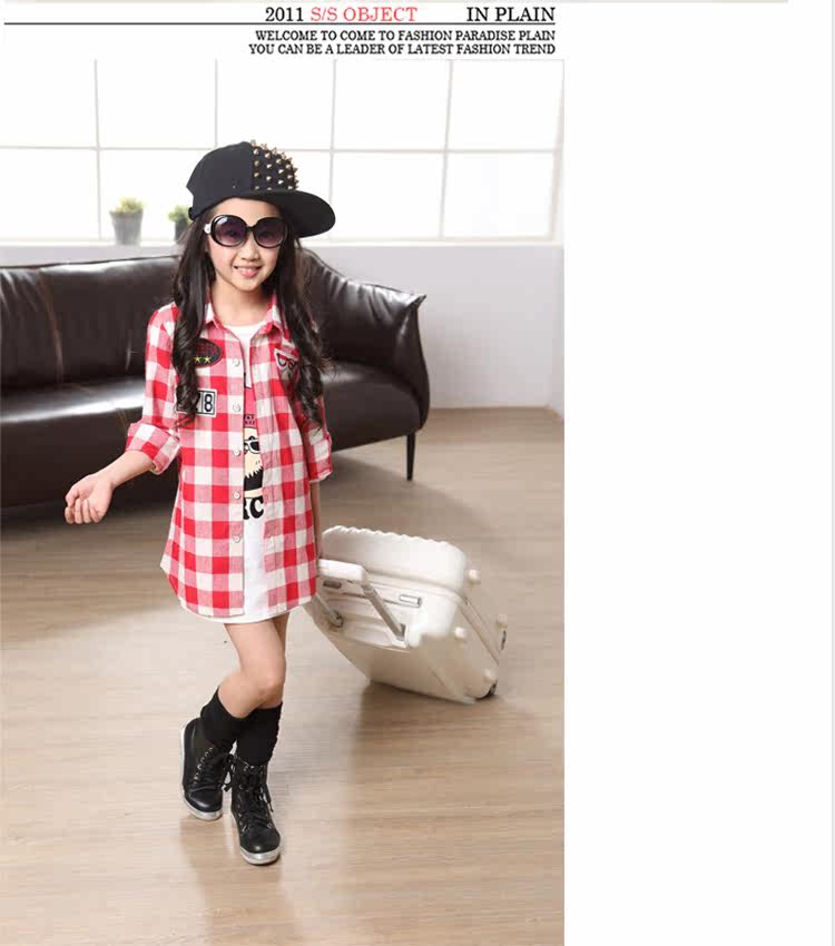 Chemise fille à manche longue - Ref 2087446 Image 21