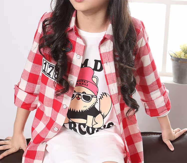 Chemise fille à manche longue - Ref 2087446 Image 20