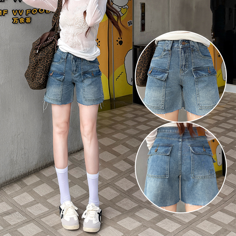 Denim Shorts for Women, Summer Thin Style, 2026 New Model, Loose Fit, Slimming, Fashionable, Stylish, Sexy, High-End Shorts