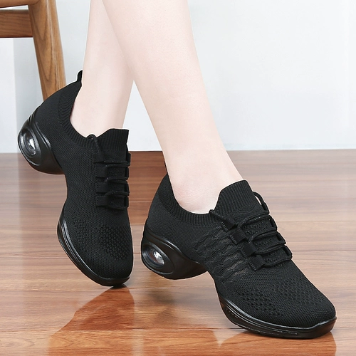 Туфли, танцующая дышащая спортивная летняя обувь, мягкая подошва