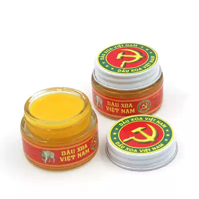 Original authentic Vietnamese specialty five-pointed star Flag Party army ointment DAU XOA VIET NAM Vietnamese army plaster