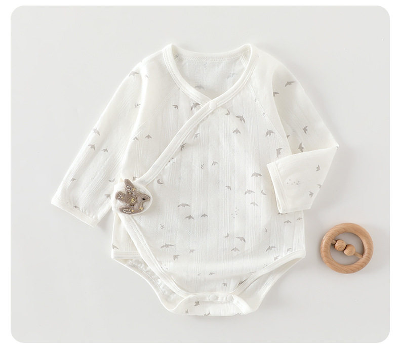 Baby Summer Romper Thin Style Newborn Clothing One-Piece Baby Pajamas Triangle Romper Pure Cotton Summer Outfit — 17