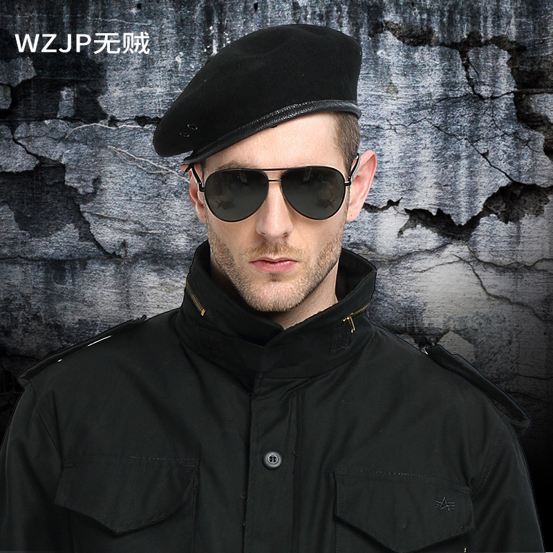 Descendants of the sun wool beret work hat wool security cap show beret daredevil summer winter