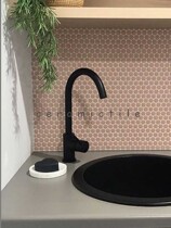 Hefan kiln change big circle dot mosaic tile 328 * 314mm all-porcelain wall floor universal bathroom kitchen wall tile