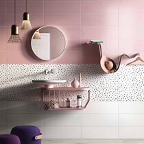 Nordic IKEA macaron solid color tiles plain pink Tibetan blue toilet industrial home decoration tiles wall tiles
