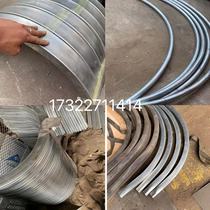 Galvanized square tube bending circle Q235 iron carbon steel arc arch set processing bending 90 degree angle semi-circular arc plane