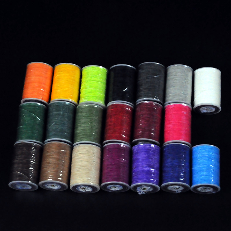 Woo Hands Stitch Wax Line Handmade Leather Made Nylon Wire 0-5mm Round Wax line Sintering 120m