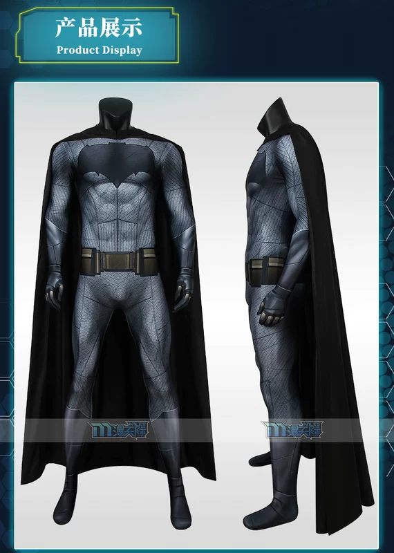 Tùy chỉnh 
            Batman v Superman Bình minh công lý Batman Bruce Wayne cos trang phục J4299