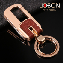 jobon Zhongbang with bottle opener knife keychain couple personalized custom key pendant multi-color retro buckle
