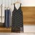 S seriesLace khâu hoa yếm váy đầm Hàn Quốc 2019 mùa đông thương hiệu mới giảm giá quần áo nữ - váy đầm váy đầm