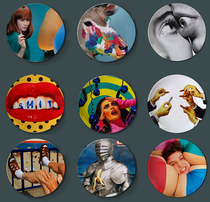 Italian Creative Toilet Magazine Printed Plates of European and American Art evil to decorate hanging disc pendulum swaghetti