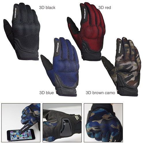 2017 Japanese locomotive gloves breathable riding gloves racing anti-fall summer gloves GK-194
