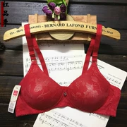 Sự ra đời của năm màu đỏ Ying Ying in B cup điều chỉnh áo ngực định hình thoải mái mềm mỏng cup đồ lót ba ngực