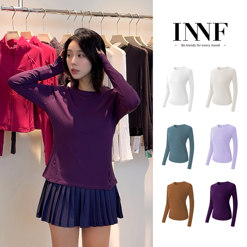 Spring and Autumn Yoga Wear, Side-Zip Sweater, Base Layer, Outdoor Fashion Spring and Autumn Yoga Wear, Side-Zip Sweater, Base Layer, Outdoor Fashion