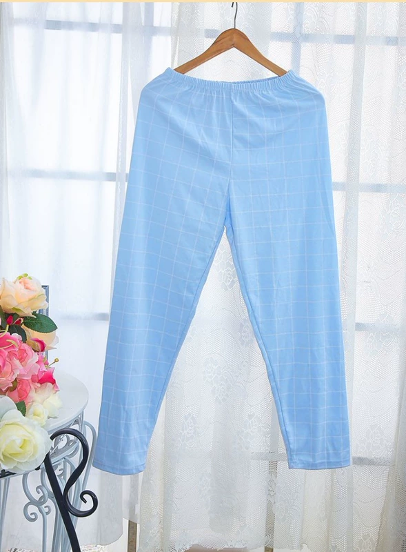 Quần pyjama nữ quần cotton mùa xuân hè mùa thu và mùa đông dày phần lỏng quần mặt trăng quần nhà trẻ em quần lớn quần ngủ phụ nữ quần sịp