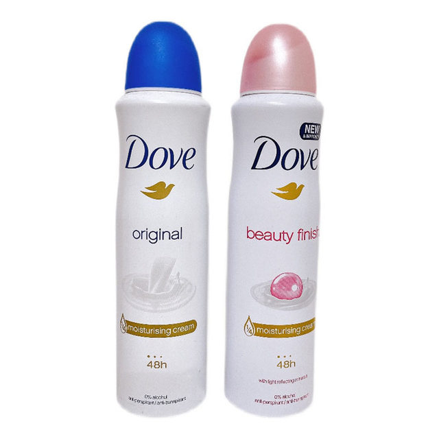 Dove Antiperspirant spray ສໍາລັບຜູ້ຊາຍແລະແມ່ຍິງ underarm antiperspirant ນໍາເຂົ້າຄຣີມ deodorant antiperspirant, ແຫ້ງແລະ deodorizing ມີກິ່ນຫອມອ່ອນໆ