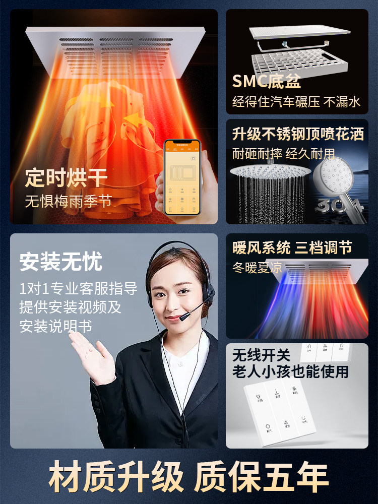 Integrated Shower Room, All-In-One Bathroom, Ready-Made Bathroom for Home Use, Rural Toilet, Integrated Shower, Mobile Bathroom