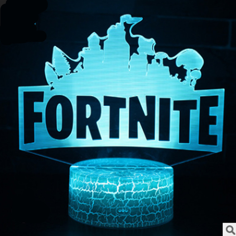 Fortnite Fortnite Alpaca Scar M4 Rifle Launcher Acrylic 7 Night Lights Boy Gift