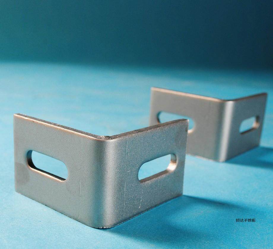 Marble stainless steel dry hanging double bending hook