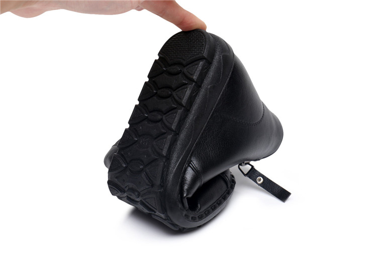 Giày mẹ giày cotton nữ mùa đông trẻ em cộng với nhung ấm đôi giày đế bằng ngắn shop giày boot nữ