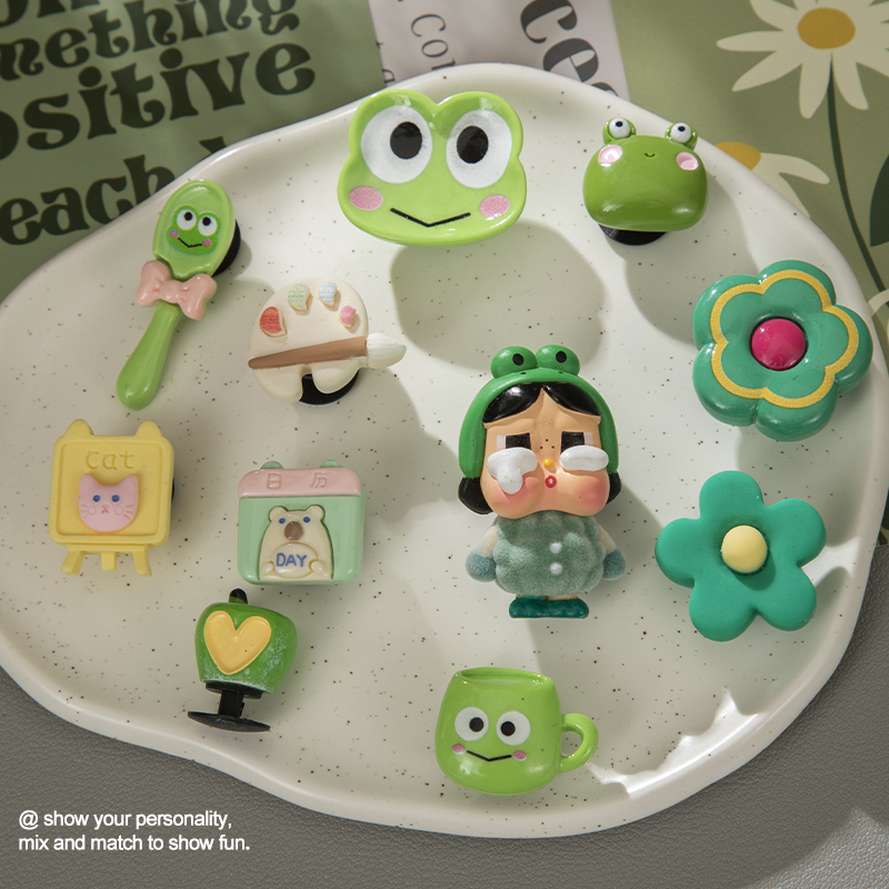 Frog Crying Baby Doll Clog Shoe Accessories High-End Crocs Shoe Charms DIY Decoration Accessories